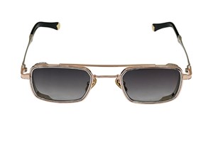 Katsuo Sunglasses Rose Silver Gray Gradient