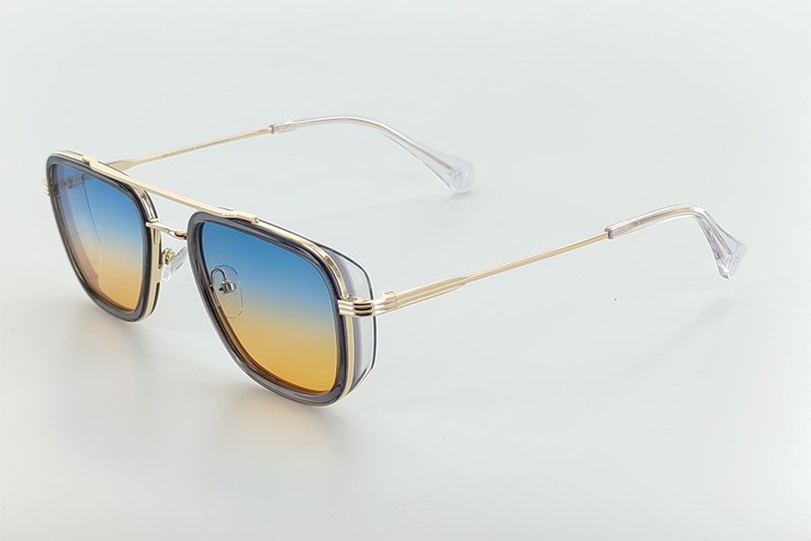 Katsuo Sunglasses Blue Orange