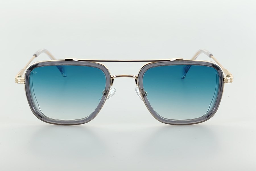 Katsuo Sunglasses Dark Green Gradient